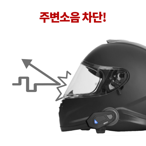 앱코 티프로 B타입 오토바이 헬멧 블루투스 이어폰 오픈페이스형