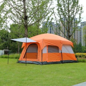 NEW 거실형 텐트 패밀리캠핑 대형 사계절 리빙쉘 오렌지