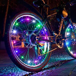 안전등 휠라이트 와이어 LED 자전거 플래시 자전거휠라이트 라이딩휠라이트 허브라이트 자전거