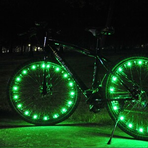 야간안전등 휠라이트 와이어 LED 자전거 플래시 자전거휠라이트