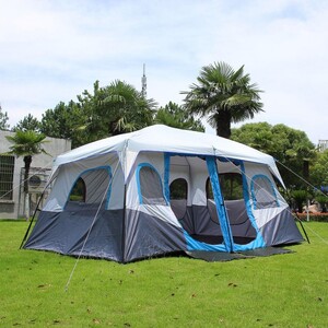 BEST 대형 온가족캠핑 투룸 텐트 12인용 야영 사계절